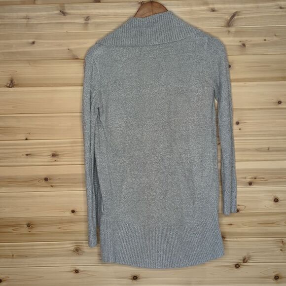 Barefoot Dreams CozyChic Lite Circle Cardigan XS Gray Supersoft Comfy - Picture 5 of 8